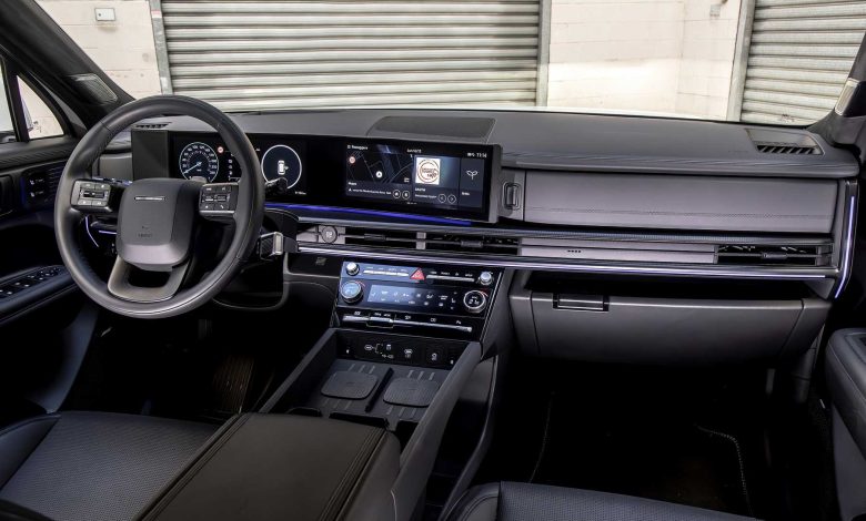 Hyundai Santa Fe Hybrid plancia abitacolo