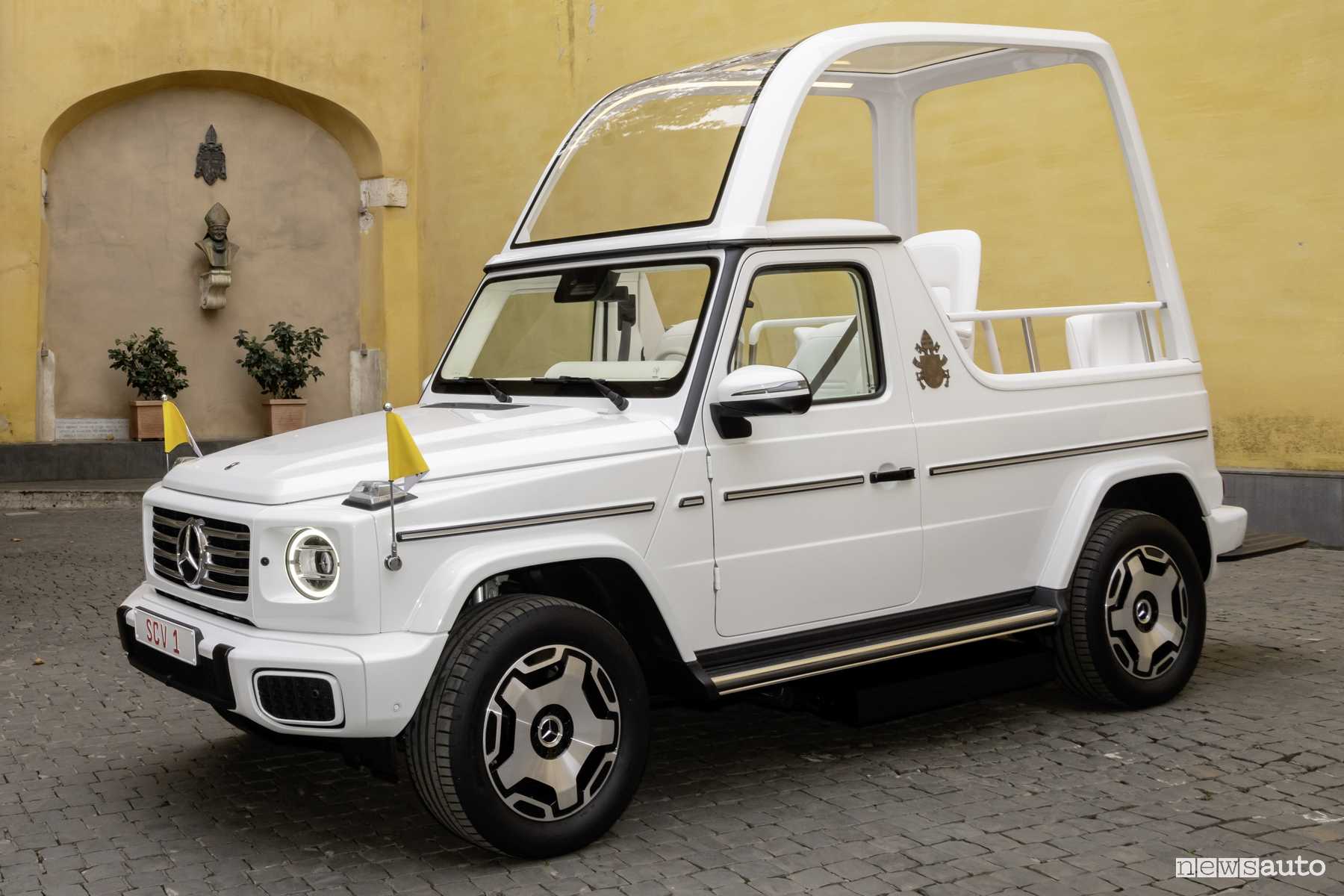 Mercedes Classe G Papamobile elettrica