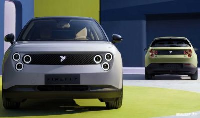 Nio Firefly EV anteriore, posteriore