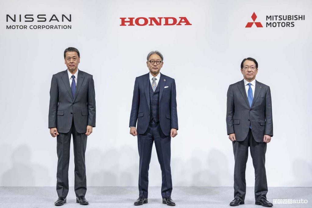 Fusione dei marchi giapponesi Nissan, Honda e Mitsubishi