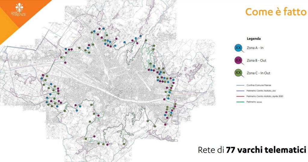 mappa Scudo Verde di Firenze