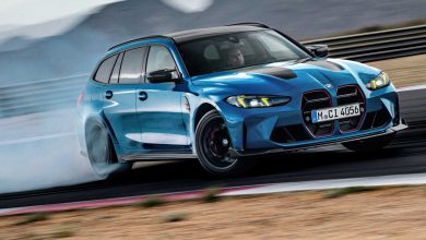 BMW M3 CS Touring derapata in pista