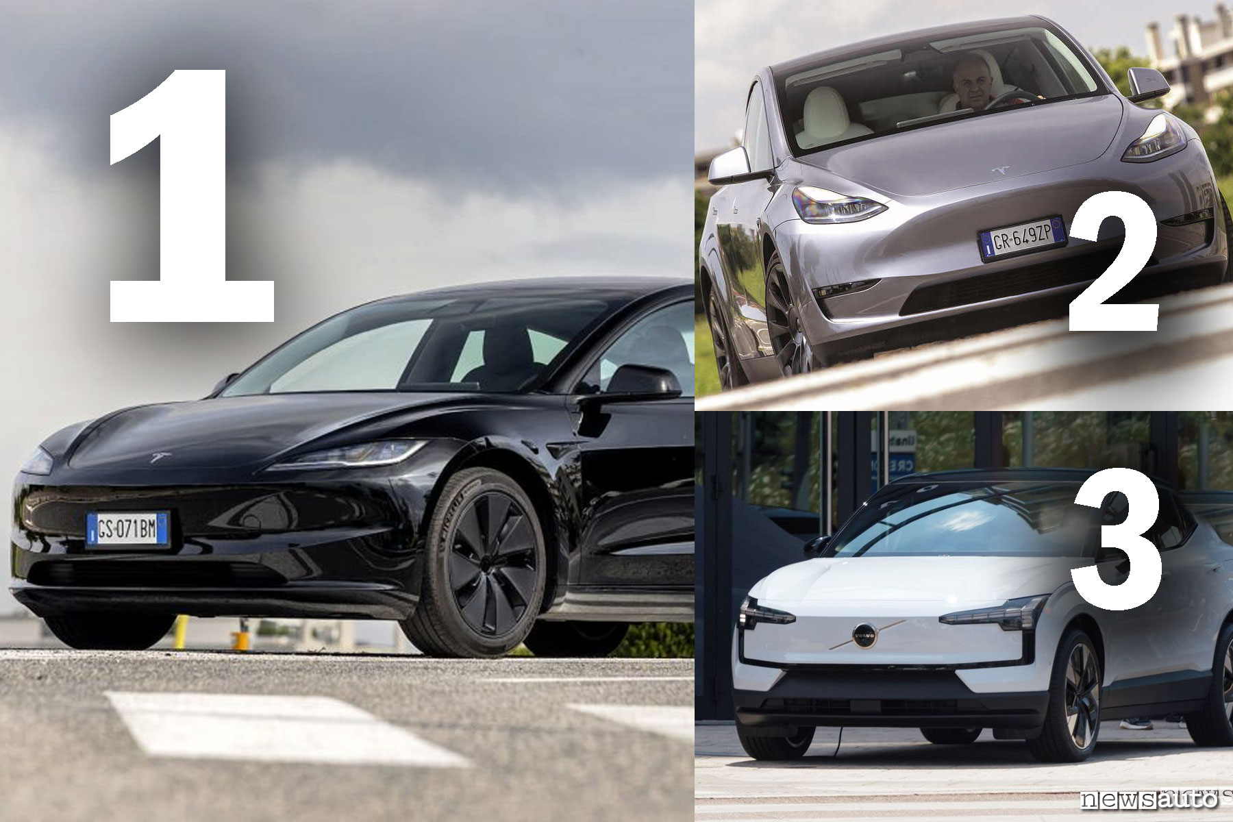 Auto elettriche più vendute, anno 2024