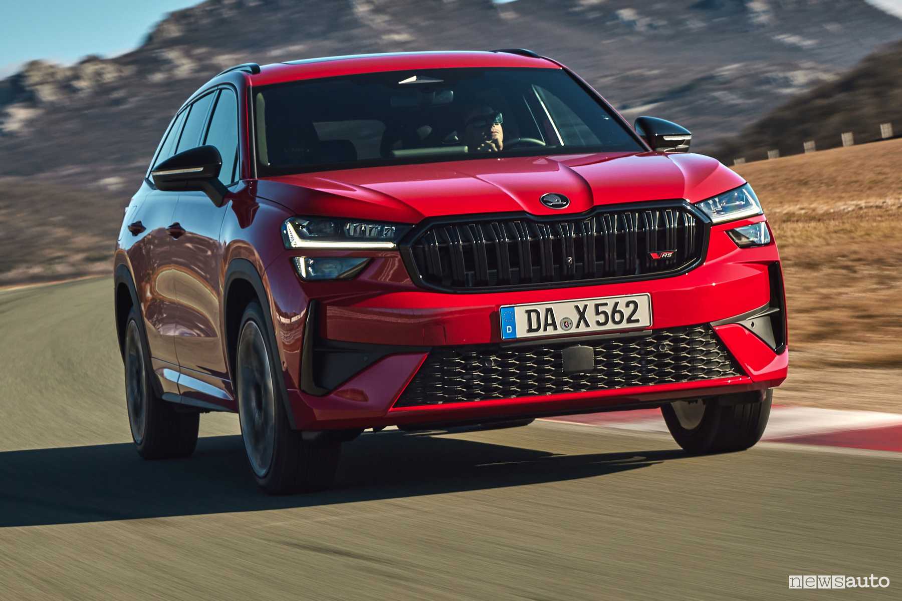 Skoda Kodiaq RS in pista