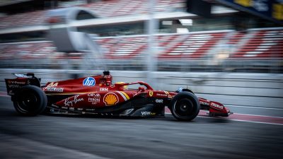 Nuova sospensione anteriore Ferrari SF-25