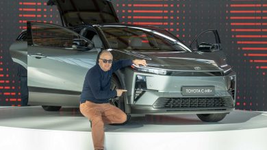 Giovanni Mancini con la Toyota C-HR+