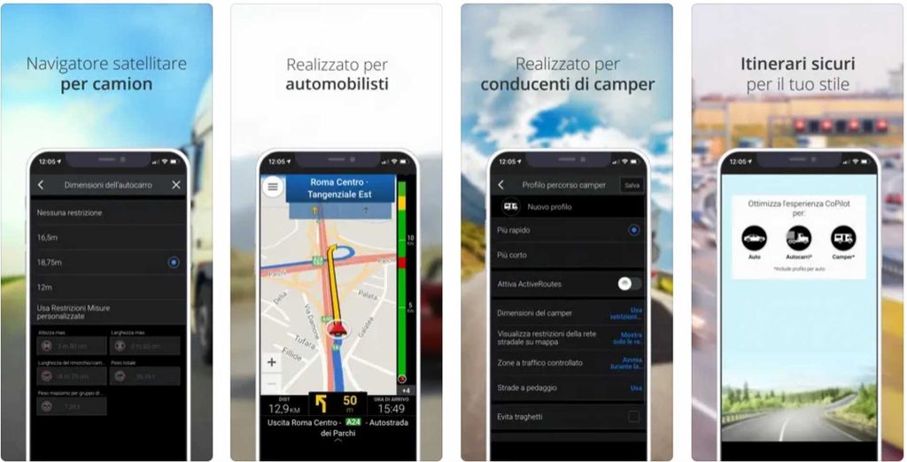 CoPilot GPS app di navigazione per iOS e Android