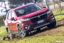 Suzuki S-Cross Hybrid 1.4 AllGrip in derapata sullo sterrato