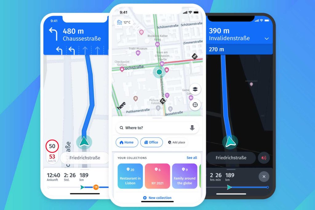 HERE WeGo app di navigazione per iOS e Android