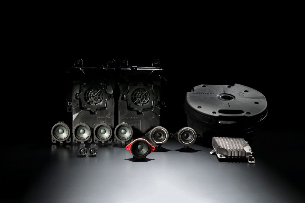 Componenti dell'impianto Bose Mazda