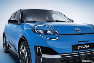Nuova Nissan Micra EV faro anteriore