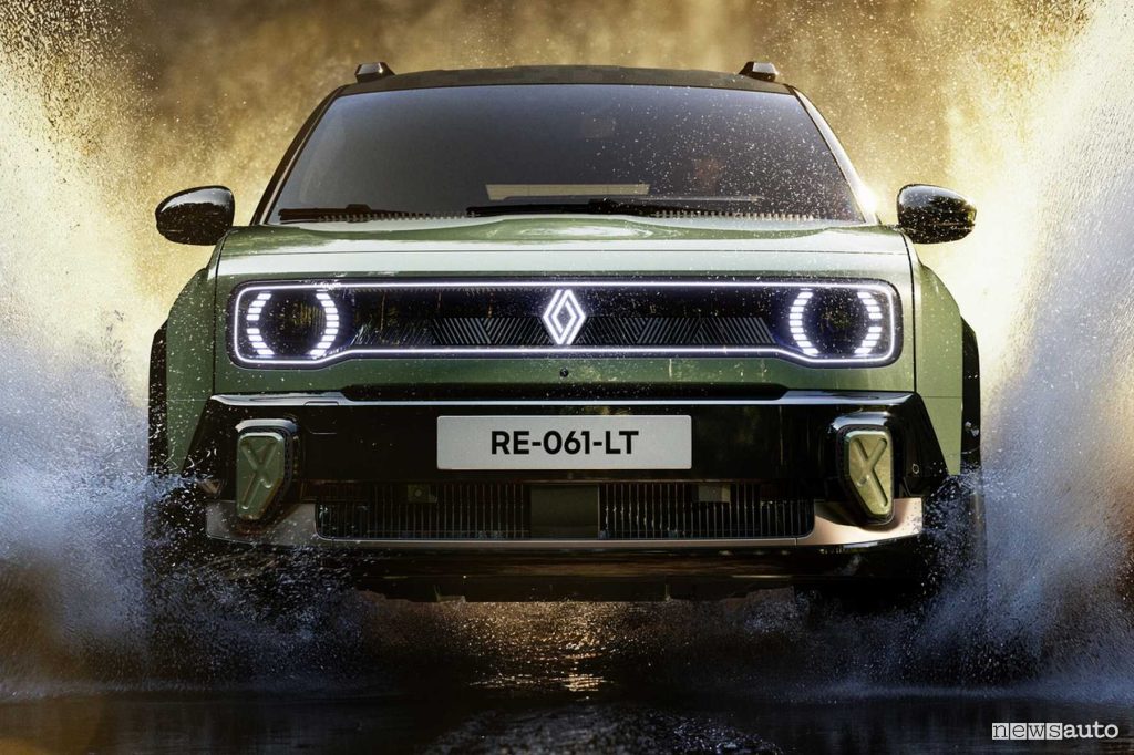 Renault 4 Savane 4x4 Concept guado in fuoristrada