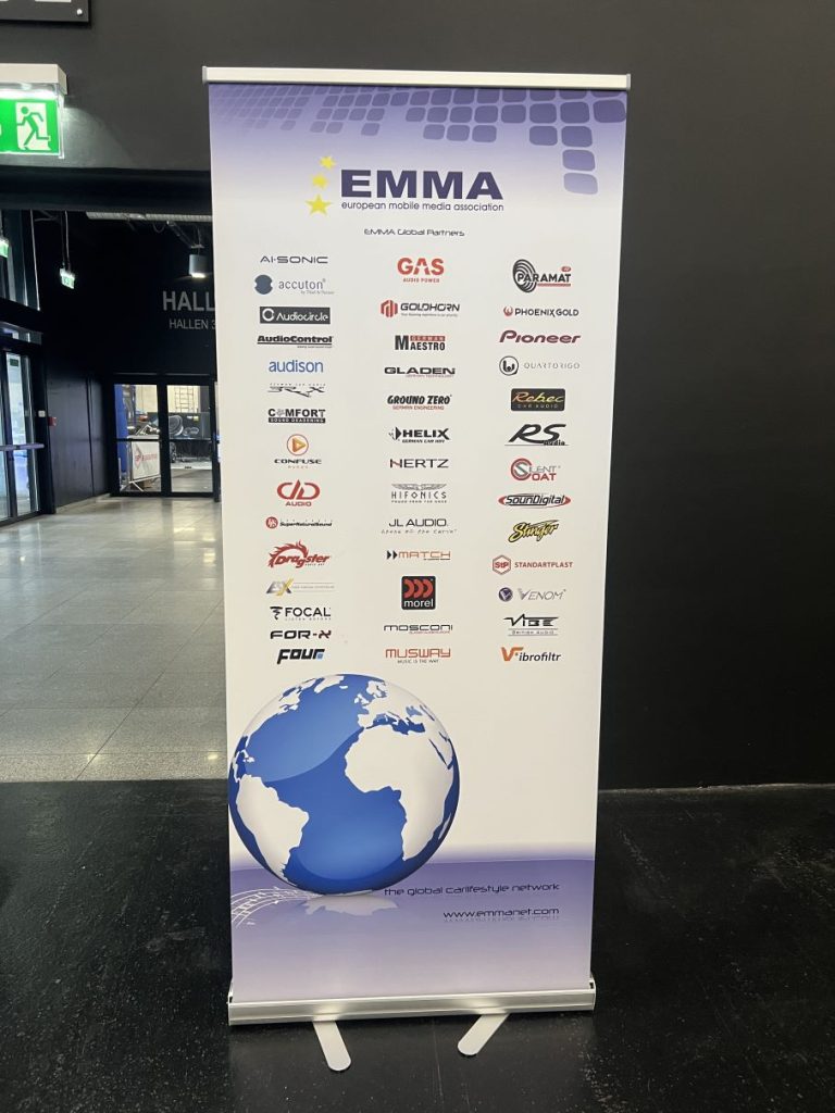 Il panel degli sponsor EMMA 2024/2025 (foto di C. Furfaro)