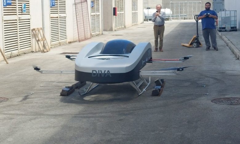 Taxi volanti a Napoli, nasce l'auto drone Diva