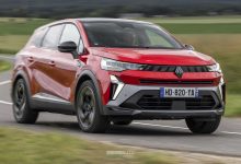 Renault Symbioz full hybrid E-Tech Esprit Alpine su strada