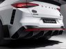 Skoda Enyaq RS Race paraurti, diffusore posteriore