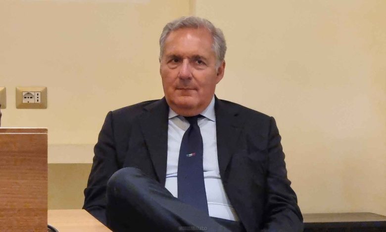 Alfredo Altavilla durante il suo intervento alla Sala ISMA del Senato della Repubblica
