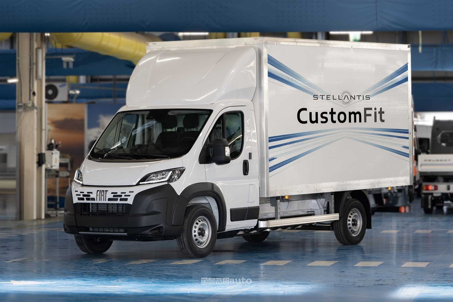 Fiat Ducato elettrico Cargo Box BEV