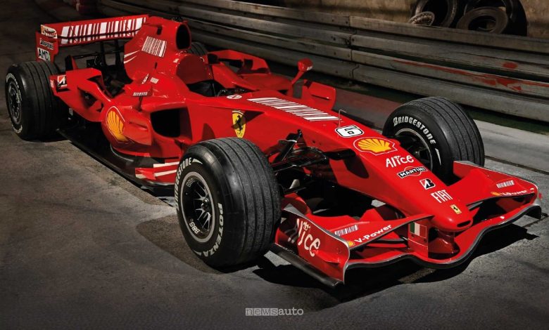Ferrari F2007 di Kimi Räikkönen in mostra ad Auto e Moto d’Epoca 2025