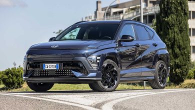 Hyundai Kona Electric N Line anteriore 3/4