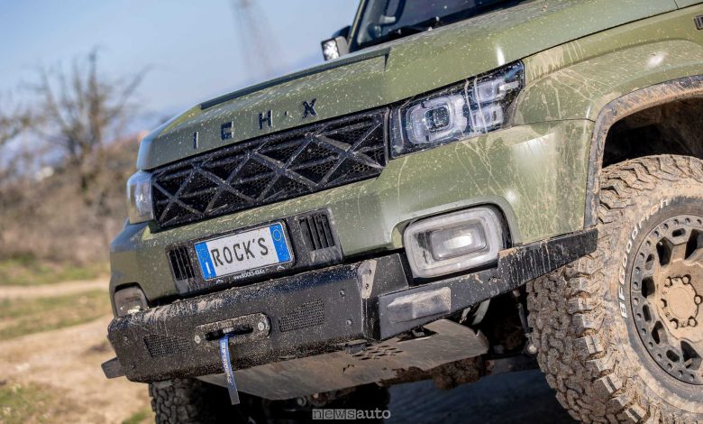 ICH-X K2 Off Road Edition paraurti anteriore in acciaio