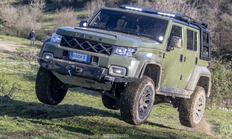 ICH-X K2 Off Road Edition salto in off road