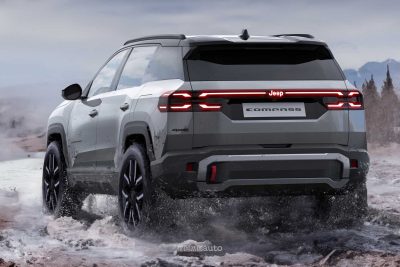 Nuova Jeep Compass 4xe in off road