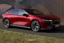 Mazda6e, Soul Red Crystal, anteriore 3/4