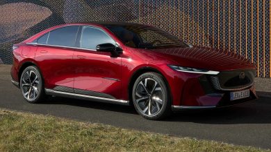 Mazda6e, Soul Red Crystal, anteriore 3/4