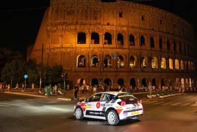 Trofeo Lancia 2025 al Rally di Roma Capitale sotto il Colosseo