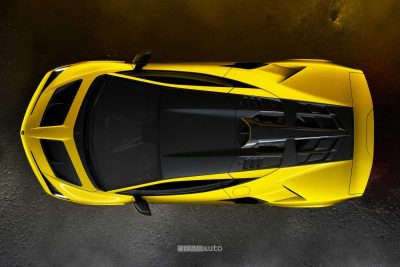 Lamborghini Fenomeno vista dall'alto