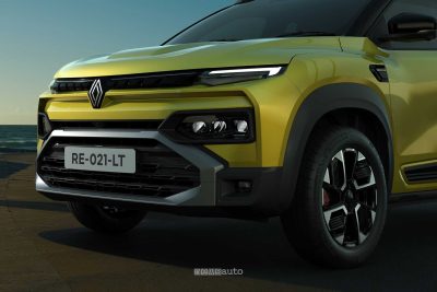 Renault Kiger fari anteriori, firma luminosa
