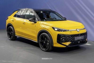 Nuova Volkswagen T-Roc R Line anteriore 3/4