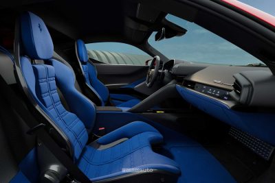 Ferrari 849 Testarossa sedili anteriori abitacolo