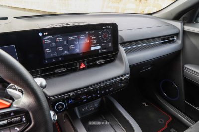 Hyundai Ioniq 5 N display infotainment