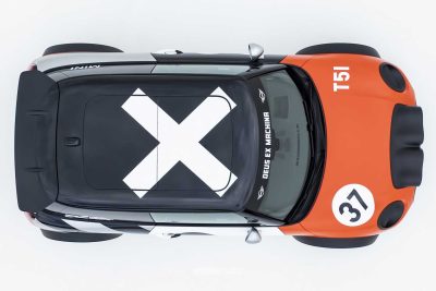 MINI John Cooper Works The Machina tetto vista dall'alto