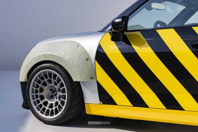MINI John Cooper Works Electric The Skeg parafango anteriore in materiale composito