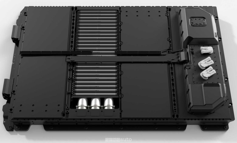 Batteria allo stato solido del prototipo Mercedes EQS