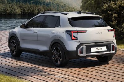Nuova Kia Stonic GT Line posteriore 3/4