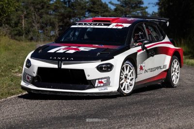 Lancia Ypsilon Rally2 HF Integrale anteriore 3/4