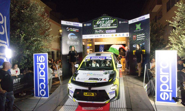 Partenza Trofeo Lancia 2025 nel Rally del Lazio Cassino
