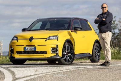 Giovanni Mancini tester della Renault 5 E-Tech Electric