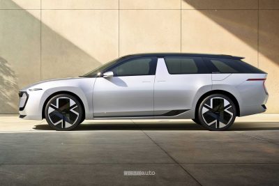 Skoda Vision O Concept laterale