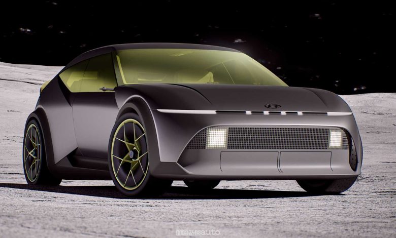 Hyundai Concept Three anteriore 3/4