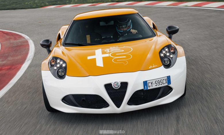 Alfa Romeo 4C Nicola Larini in pista