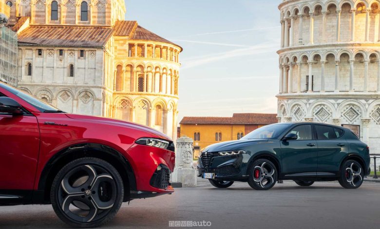 Alfa Romeo Tonale Speciale e Veloce sulle strade di Pisa
