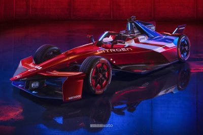 Monoposto Formula E Citroen anteriore 3/4