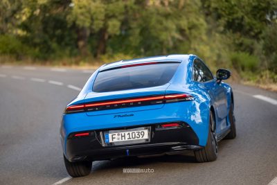 Honda Prelude 2026 posteriore in movimento