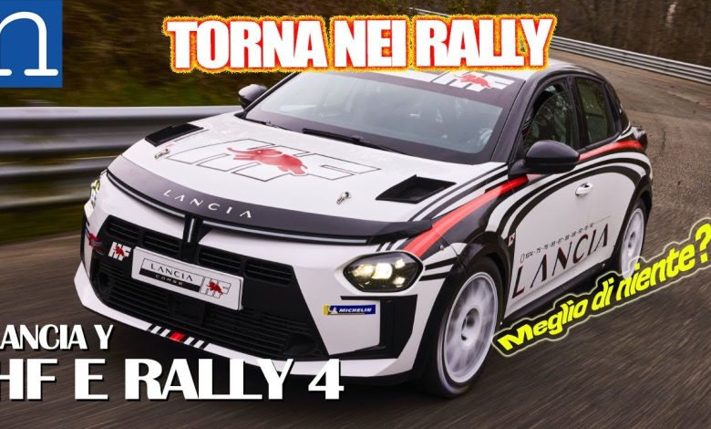 Lancia Y Rally4 video prova