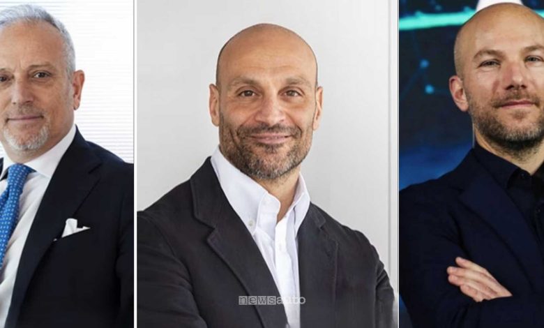 Francesco Cimmino, Andrea Calcagni e Lorenzo Megoli